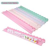 Options de couleur personnalisées 19''20''21'' Support de mahjong en acrylique, pousseur, ensemble de luxe de 4 supports de mahjong magnétiques, rose