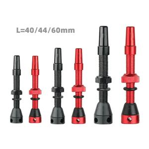Vtogether V00013200 40 44 60mm <span class=keywords><strong>Valve</strong></span> à air <span class=keywords><strong>tubeless</strong></span> pour vélo de route et <span class=keywords><strong>VTT</strong></span> <span class=keywords><strong>Valve</strong></span> de tige de <span class=keywords><strong>valve</strong></span> <span class=keywords><strong>tubeless</strong></span> - Product Image 1