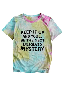 Camiseta de manga corta para mujer, estilo tie-dye, personalizada, moderna, holgada, cómoda, de alta calidad y muy vendida. - Product Image 2