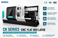 Torno CNC de Cama Plana Horizontal de Alta Resistencia CK6180, Sistema de Control GSK, Motor Automático de Alta Precisión 380V/220V para la Industria Aeroespacial