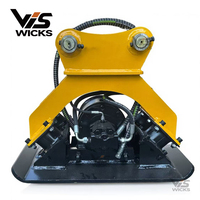 Compacteur vibrant à haute efficacité GT Wicks pour excavatrices de 23 à 30 tonnes, origine Zhejiang, poids 900 kg, couleur noir/jaune, 1 moteur, 1 an de garantie