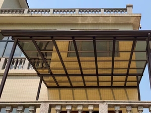 Tấm polycarbonate mái hiên ngoài trời-10x13 feet mái hiên nhà phía trước và phía sau che mưa để bảo vệ cửa và cửa sổ - Product Image 3