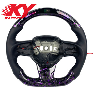 Volant sport en fibre de carbone avec LED personnalisé pour Chrysler 300C 300SRT SRT8, pour Dodge Charger Challenger Magnum - Product Image 1