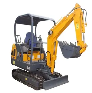 Kubota Yanmar Động Cơ Diesel Nhỏ Nhỏ Gọn Backhoe Xoay Nghiêng 0.8 Tấn 1.5T 1.7 Tấn 2T Mini Máy Xúc Với Cab Đóng Gói Máy