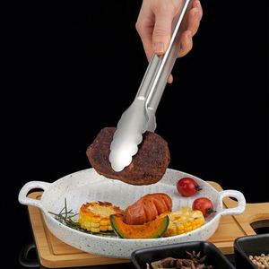 Eco Friendly Safe New Style Kitchen Accessories Bread Clip Food <b>Tong</b> Stainless Steel 304 Silver <b>Serving</b> - Product Image 3