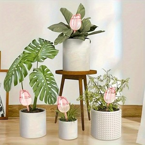 <span class=keywords><strong>Riego</strong></span> <span class=keywords><strong>Automático</strong></span> por Goteo para Plantas en Maceta, Dispensador de Agua de Plástico con Forma de Tulipán, Herramienta de Jardinería Ecológica - Product Image 2