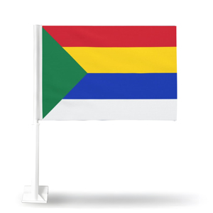 Bandera Personalizada de Coche Deportivo Danubio-Suabia, Impresa por Ambos Lados, Incluye Asta, Bandera para Ventana de Coche para Celebraciones y Festivales - Product Image 2