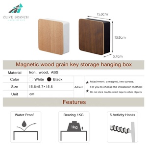 Giảm Giá Mạnh Bắc Âu Giá Sắp Xếp Móc Chìa Khóa Gắn Tường Nam Châm Và Thư Theo Yêu Cầu Giá Treo Chìa Khóa Nam Châm Bằng Gỗ - Product Image 6