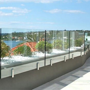 Balaustrada de vidrio balcons con grifo balaustrada de vidrio de color negro - Product Image 6