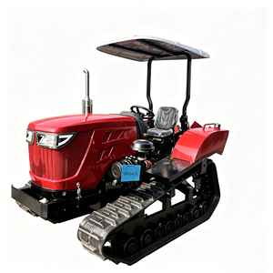 รถแทรกเตอร์ตีนตะขาบ Mingzhaosifang รุ่น Bibo Heavy Duty 80 แรงม้า พร้อมอุปกรณ์เสริมครบชุดสำหรับงานไถพรวนและขุดร่อง - Product Image 1