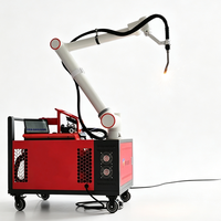 Bras de soudage industriel à 6 axes, cobot de soudage avec une charge utile de 6 kg/12 kg et des capteurs de force intelligents