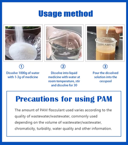 Floculante de Poliacrilamida (PAM) para Aguas Residuales Municipales, Minería e Industria Papelera - Product Image 2
