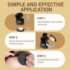 Corrector de Raíces para Cabello Fino, Polvo para Retoque de Raíces, Resistente al Agua, Relleno Instantáneo, Polvo para la Línea del Cabello, Marca Privada OEM Personalizada - Product Image 3