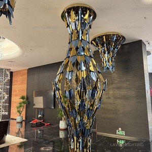 <span class=keywords><strong>Lampadario</strong></span> di Design Moderno in Vetro di Lusso <span class=keywords><strong>per</strong></span> Illuminazione di Ingressi di Centri Commerciali e Sale d'Attesa - Product Image 5