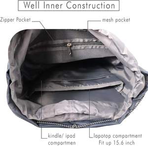 Échantillon gratuit Logo personnalisé Rouleaux de qualité supérieure Le meilleur sac à dos scolaire pour Oxford Voyage Imperméable Urbain Simple Affaires Rouleau - Product Image 4