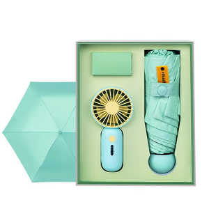 <span class=keywords><strong>Promo</strong></span> Souvenir Pernikahan Musim Panas: Set Hadiah Mini Kipas Payung Buku Catatan untuk Tamu, Pacar, Ulang Tahun Anak Laki-laki, Hadiah dari Guangdong - Product Image 4