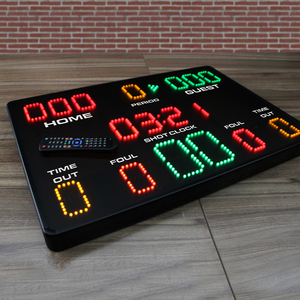 Lớn trong nhà <span class=keywords><strong>LED</strong></span> kỹ thuật số bóng rổ <span class=keywords><strong>scoreboard</strong></span> với Shot Đồng hồ treo tường hiển thị điện tử - Product Image 6