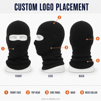 Balaclavas personnalisées, masque de ski tactique intégral, logo personnalisé, vente en gros OEM, coupe-vent thermique, hiver, unisexe, pêche, fête
