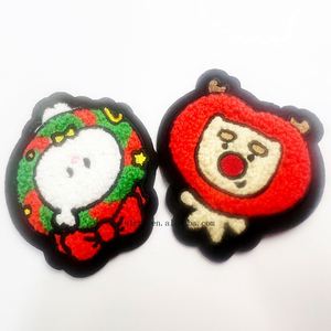 Custom Wholesale Iron Embroidered Patches for Embroidered <b>Clothes</b> With Custom logo <b>Glitter</b> Patches - Product Image 1