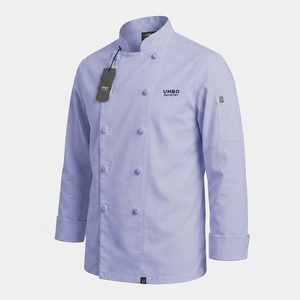 Ropa de Chef Profesional para Hombre, Chaqueta de Chef OEM de Manga Larga, Uniforme de Cocina, Tela Transpirable, Ajuste Cómodo - Product Image 6