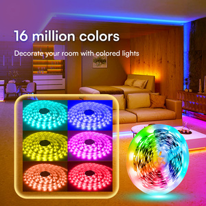 Tira de Luces LED RGB de 24V para Ambilight, con Control Remoto por Aplicación, IP44, para Dormitorio y Sala de Estar - Product Image 6