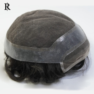 Richhair Nhà Máy Trực Tiếp Bán Người Đàn Ông Của Kinky Thẳng Tóc Giả Cơ Thể Làm Bằng Tay Sóng Remy Ấn Độ Tóc Giả Tóc Cho Thụy Sĩ Ren Bán Buôn - Product Image 6