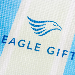 Eagle Gift Geometric RPET Tote <b>Bag</b> Water Resistant Non Woven Fabric Shopping <b>Bag</b> Fashionable Design All Seasons - Product Image 5