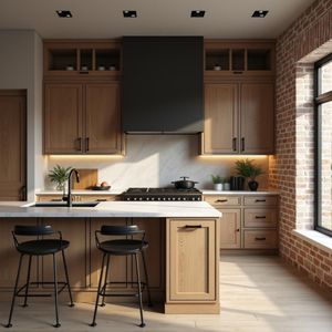 CBMmart кухонный шкаф качественный деревянный шкаф Роскошная современная кухонная мебель - Product Image 5