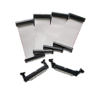 Câble plat IDC femelle sur mesure pour usine, connecteur mâle-femelle pas de 2,54 mm