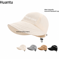 Casquette de baseball personnalisée à séchage rapide, protection solaire estivale, casquette à visière réglable pour femme, élégante, respirante, décontractée, pour l'extérieur
