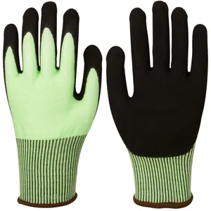 Safety Anti Cut Gloves Hurt Cut Resistant Gloves Disposable Nitrile Gloves Printed With Logo