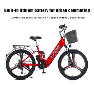 2025 nueva bicicleta eléctrica híbrida de 24 pulgadas, bicicleta eléctrica <span class=keywords><strong>MTB</strong></span>/ciudad de 350W con acelerador/asistencia de pedal/modos normales - Product Image 4