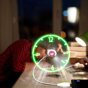 Ventilador LED con Mensaje Personalizado USB para Decoración de Bodas y Fiestas - Product Image 6