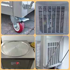 Máquina para Hacer Helado Enrollado Instantáneo, Máquina para Hacer Helado Frito Tailandés, Máquina para Hacer Rollos de Helado Frito - Product Image 5
