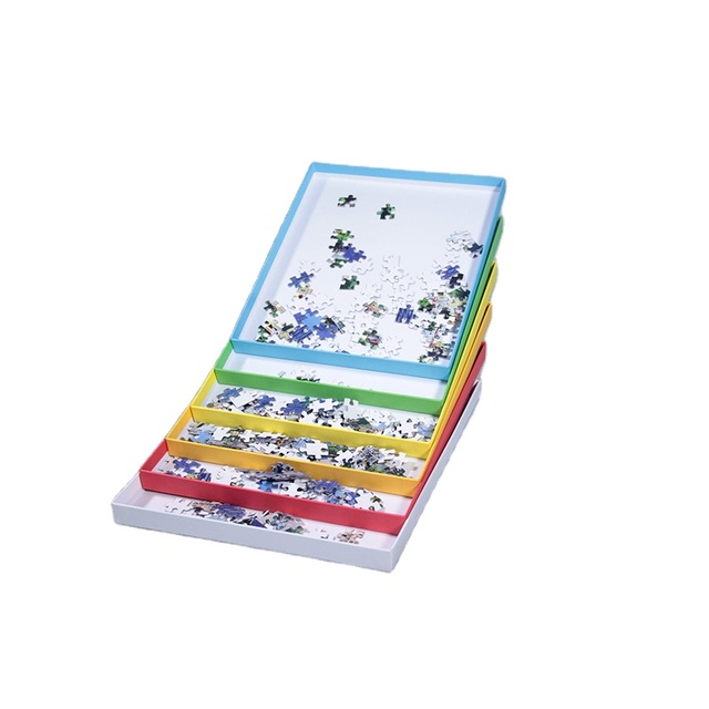 EASTOMMY Jigsaw Puzzle Sorter Trays, Nested Puzzle Tray Organizer Boxes