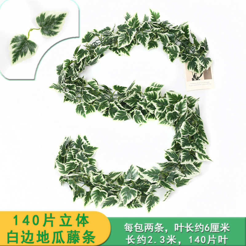 140 chain pieces - white-edged sweet potato leaves (2 pieces per pack)