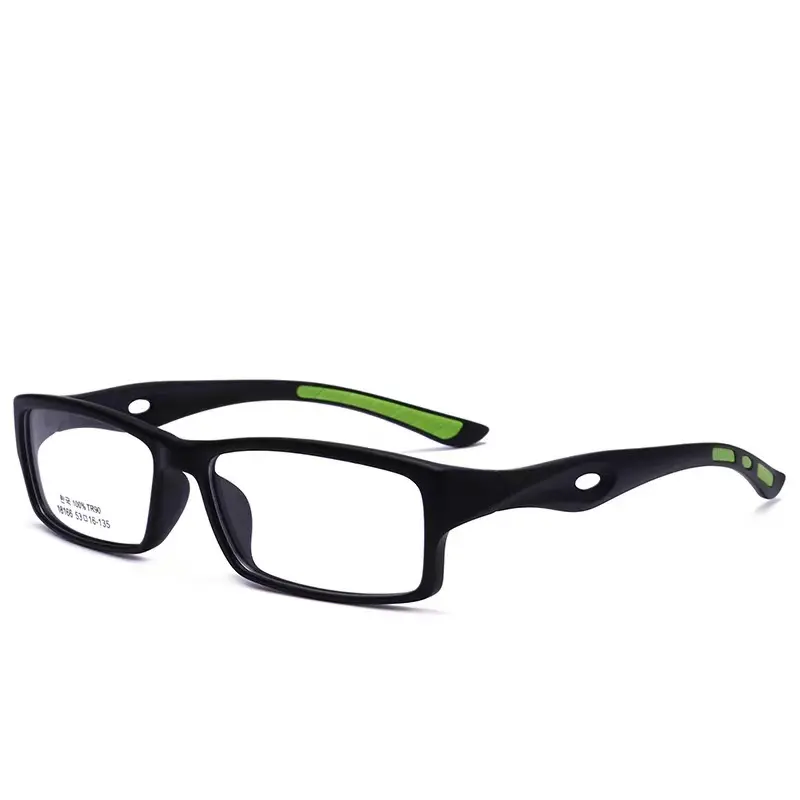 New TR90 sports comfortable square frame narrow rim anti-slip silicone glasses