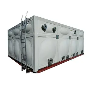 Multi Purpose 40000 50000 Liter Gallon Modular Fiber Glass FRP GRP Water Tank for Firefighting Big Rectangular Water Tank