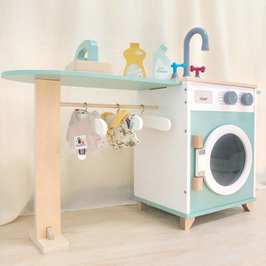 <span class=keywords><strong>Jouet</strong></span> de jeu de rôle machine à laver <span class=keywords><strong>en</strong></span> <span class=keywords><strong>bois</strong></span> pour enfants, jouets alimentaires de <span class=keywords><strong>cuisine</strong></span>, ensemble de <span class=keywords><strong>cuisine</strong></span> pour enfants, <span class=keywords><strong>cuisine</strong></span> de jeu - Product Image 4
