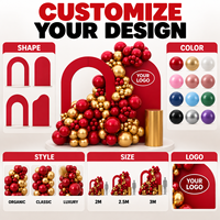 Kits en gros de décorations personnalisées pour arrière-plan de ballons de football, pour événements sportifs, cabines photo, mariages, anniversaires et célébrations de marque