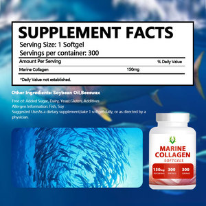 Độ tinh khiết cao Collagen biển Softgels hỗ trợ hàng ngày cho sức sống Tóc da độ đàn hồi hỗ trợ đại dương có nguồn gốc collagen cung cấp - Product Image 2