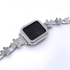 Dropshipping banda <span class=keywords><strong>de</strong></span> Metal <span class=keywords><strong>de</strong></span> lujo correa <span class=keywords><strong>de</strong></span> acero inoxidable para IWatch Series 7 <span class=keywords><strong>6</strong></span> SE 5 4 pulsera <span class=keywords><strong>de</strong></span> mujer para <span class=keywords><strong>Apple</strong></span> <span class=keywords><strong>Watch</strong></span> 40mm 41mm 45mm - Product Image 6