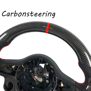 Modifiche Interne Personalizzate per <span class=keywords><strong>Alfa</strong></span> <span class=keywords><strong>Romeo</strong></span>: Volante in Fibra di Carbonio per Giulia, <span class=keywords><strong>Stelvio</strong></span>, Quadrifoglio, QV, Veloce Sport, Upgrade a Forma D - Product Image 2