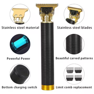 Cortadora de Pelo T9 con Diseño de Rejilla, Recortadora de Pelo USB Recargable, Afeitadora Eléctrica, Regalo para Novio - Product Image 4