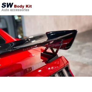 Для Ford <span class=keywords><strong>Mustang</strong></span> 2015-2021 из углеродного волокна GT500 стиль <span class=keywords><strong>Track</strong></span> Edition спойлер заднего крыла аэродинамический комплект бампер - Product Image 3