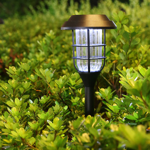 Solar Outdoor <b>Led</b> Lawn <b>Lights</b> Waterproof Garden Pathway Lighting For Yard Patio Landscape Decor - Product Image 4