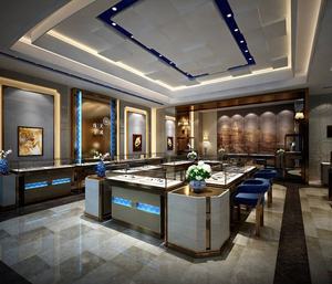 <span class=keywords><strong>ร้าน</strong></span>ขายเครื่องประดับที่กำหนดเองตู้แสดงเครื่องประดับโลหะแสดงตู้โชว์กระจกสำหรับร้านค้า - Product Image 2