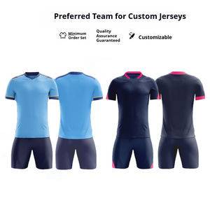 طقم زي كرة قدم مخصص للرجال - طباعة رقمية سريعة الجفاف بأكمام قصيرة لطلاب الجامعات والتدريب الرياضي الجماعي - Product Image 4