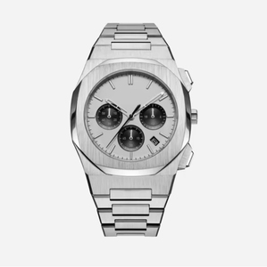 Nouvelle montre-bracelet automatique mécanique pour homme avec fonction chronographe et boîtier en acier inoxydable - Product Image 4