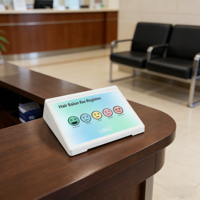 Terminal de satisfaction client 10,1 pouces avec logiciel pour la mesure du sentiment client et l'évaluation du service après-vente